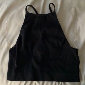 size small tank top, black, in good condition worn once